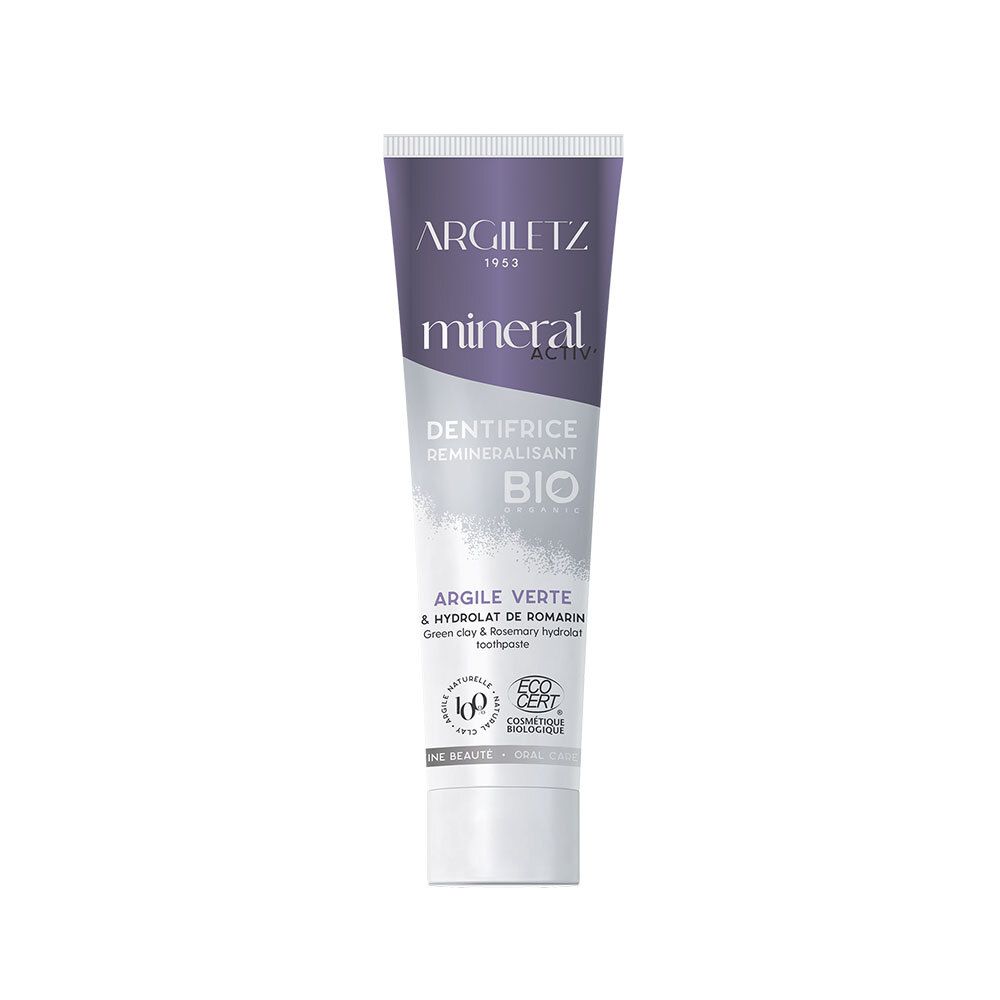 Argiletz Dentifrice BIO - à l'huile essentielle de romarin. tube 75 ml Zahnpasta