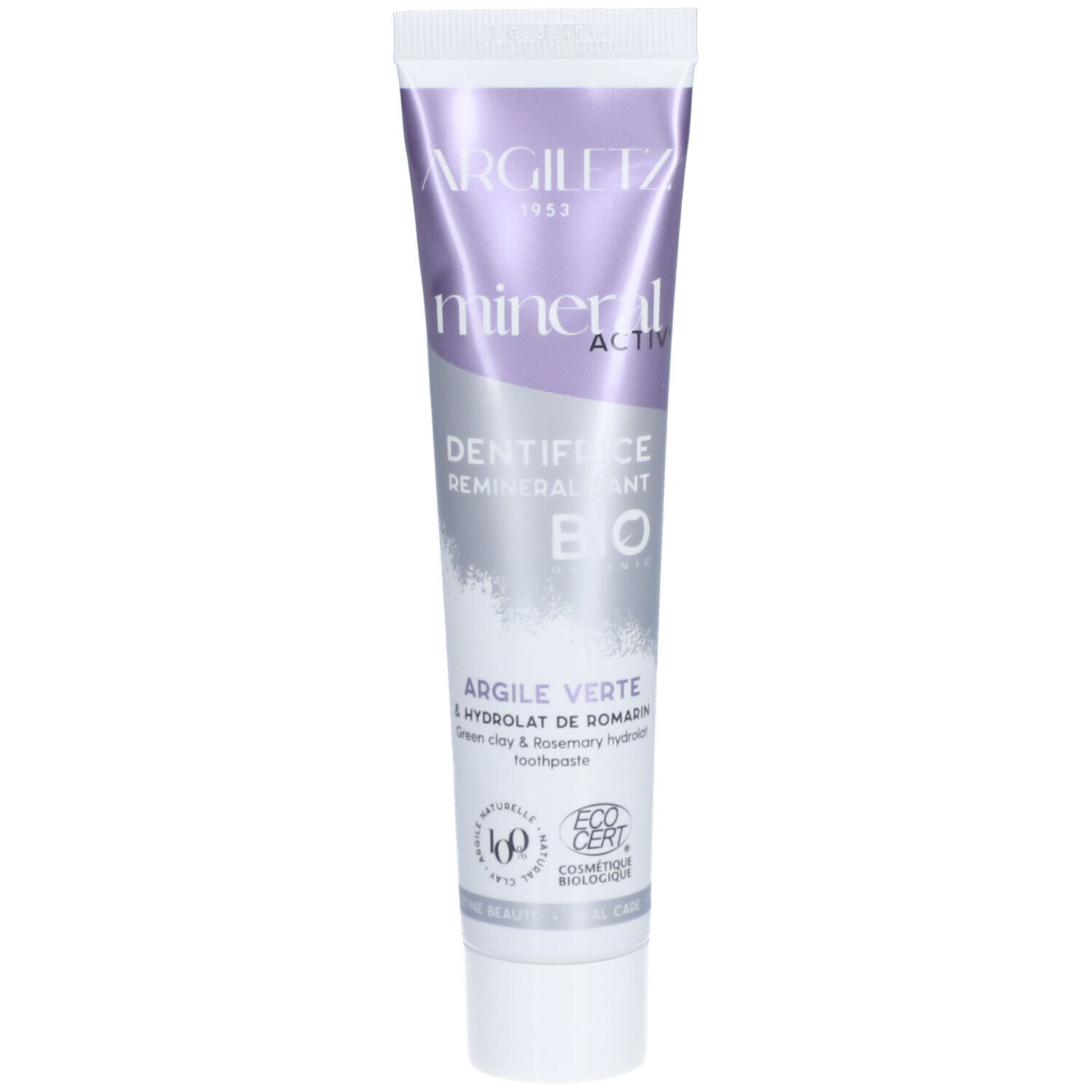 Argiletz Dentifrice BIO - Dentifrice à l'huile essentielle de romarin