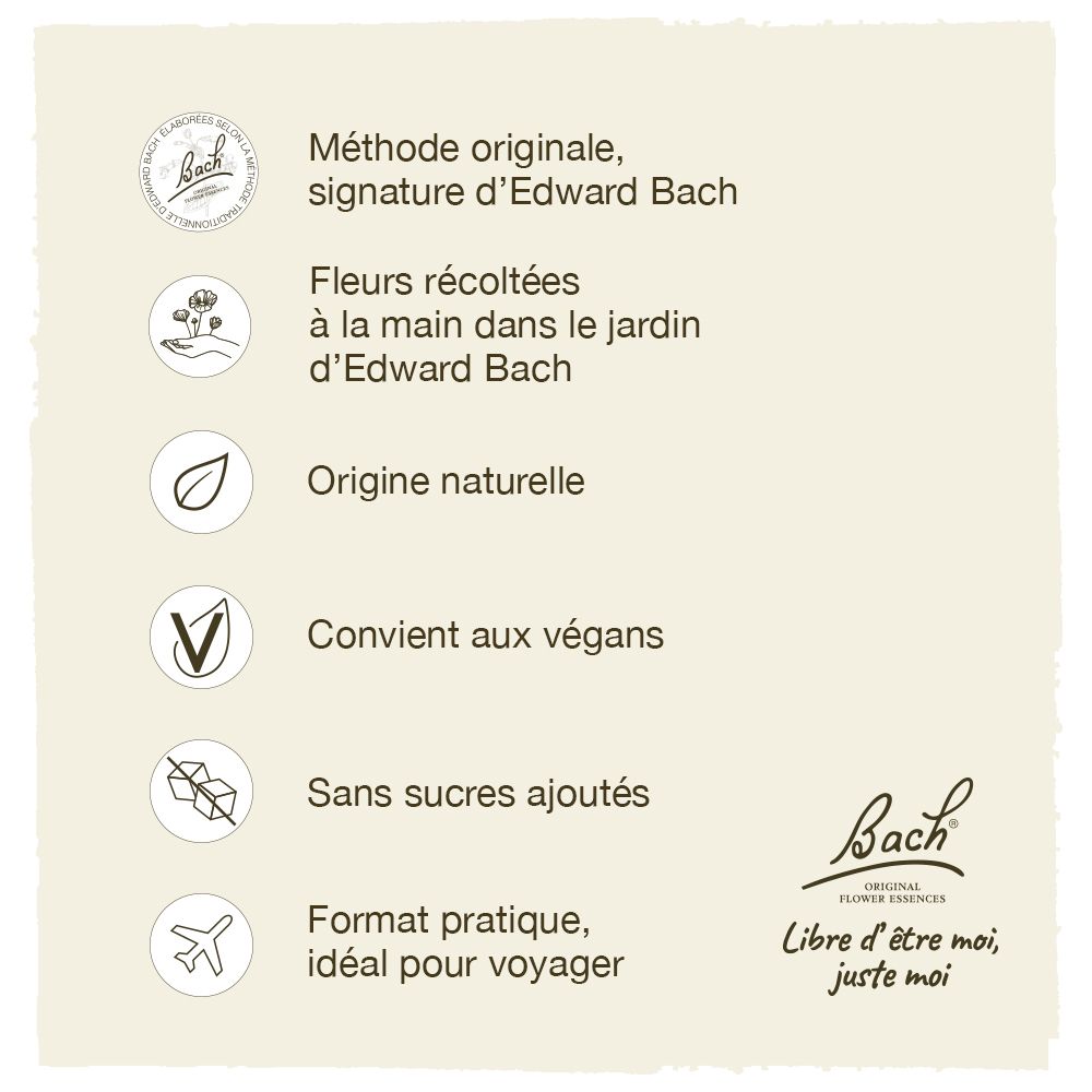 Text auf beigem Hintergrund. Logos und Informationen über die Marke und Vegan-Siegel.