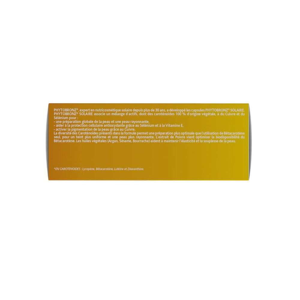 Schachtel mit Produktinformationen. Enthält Text über die Zusammensetzung und Vorteile des Produkts.