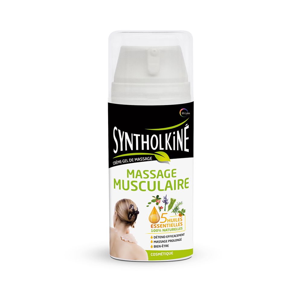 Syntholkiné Gel crème de massage tensions musculaires