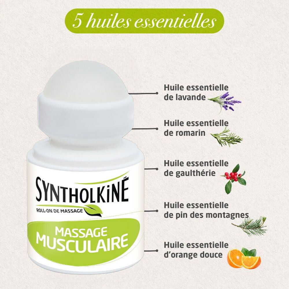 Roll-on mit 5 ätherischen Ölen. Lavendel, Rosmarin, Gaultheria, Kiefer, Süßorange.