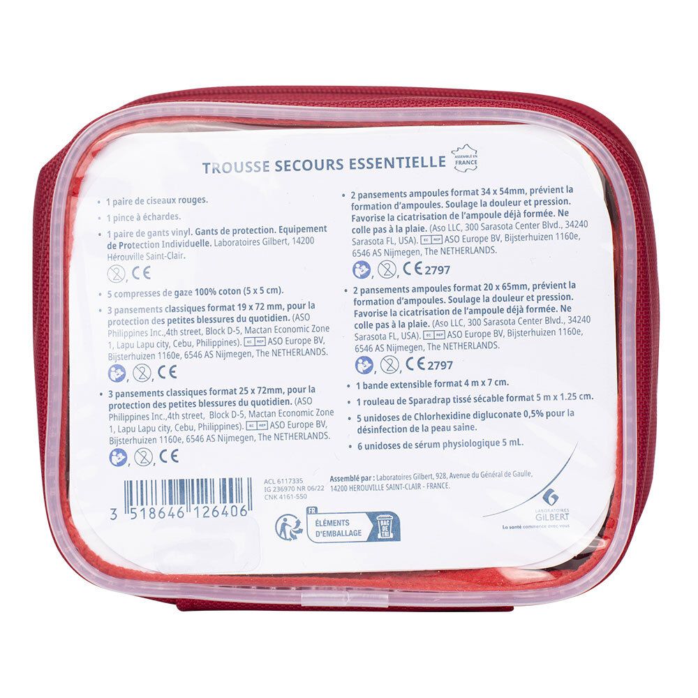 Gilbert trousse de secours essentielle 1 pc(s) Set(S) view 2