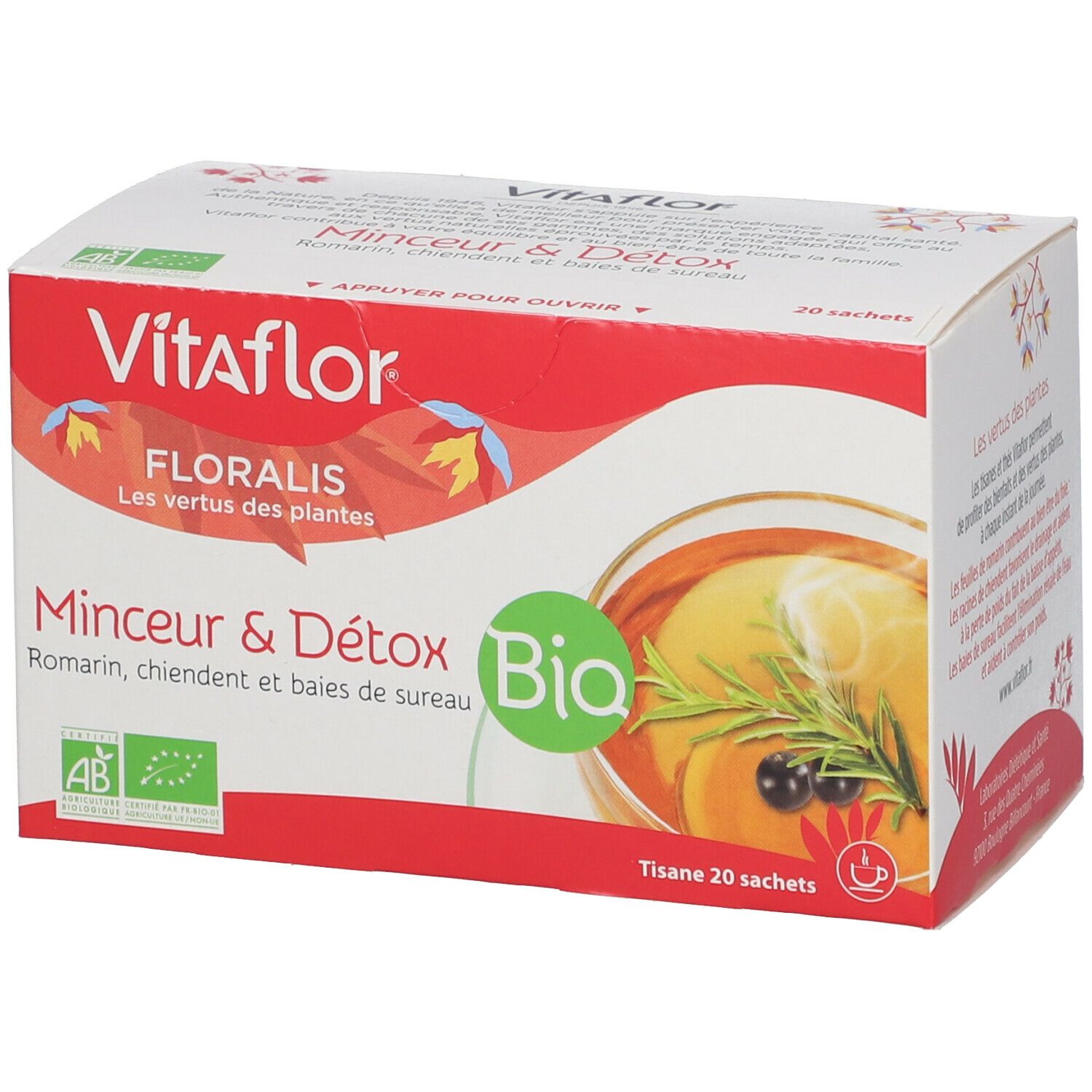 Vitaflor Bio Tisane minceur détox