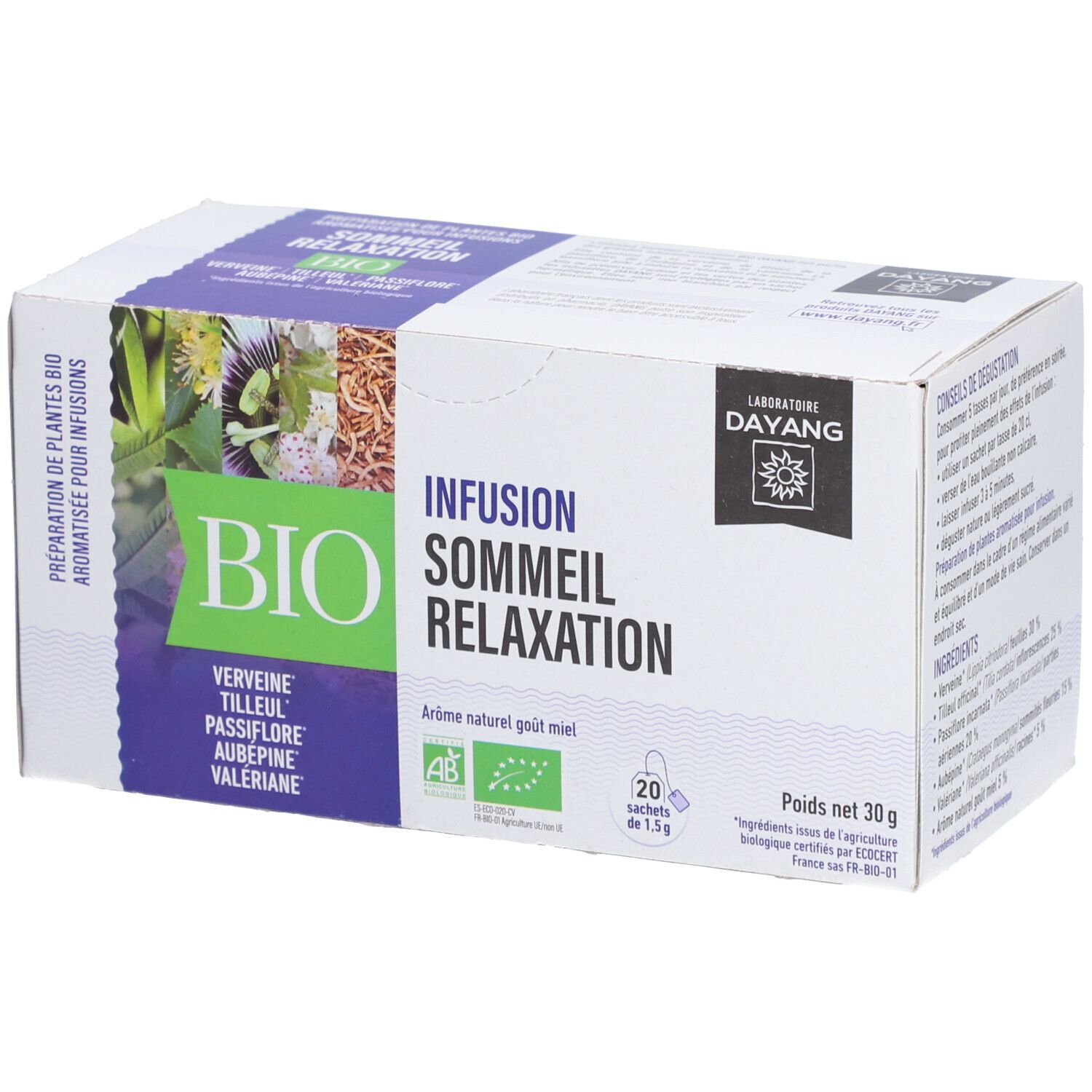 Dayang infusion sommeil bio