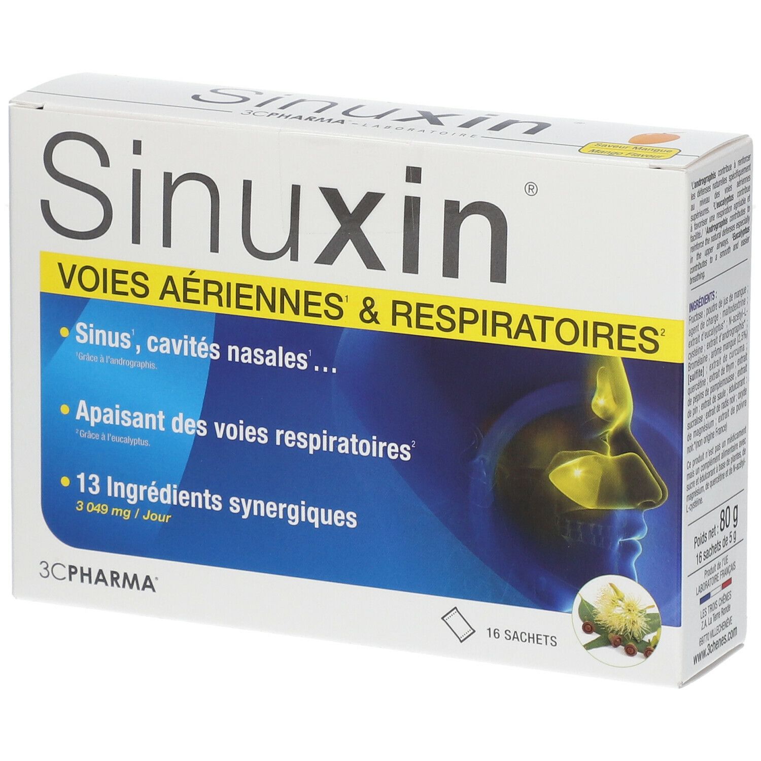 Sinuxin® Les 3 Chênes Pharma Voies aériennes & respiratoires
