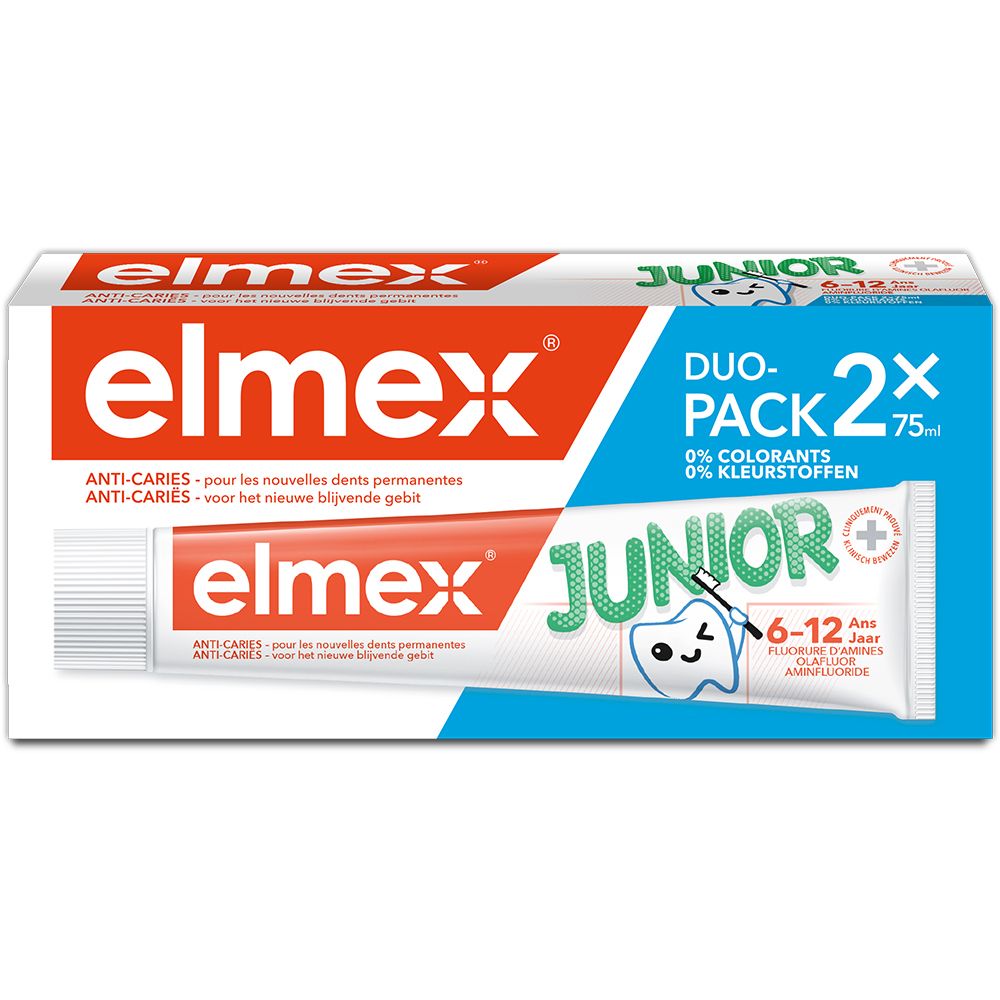 elmex® dentifrice junior (7/12 ans) à la menthe