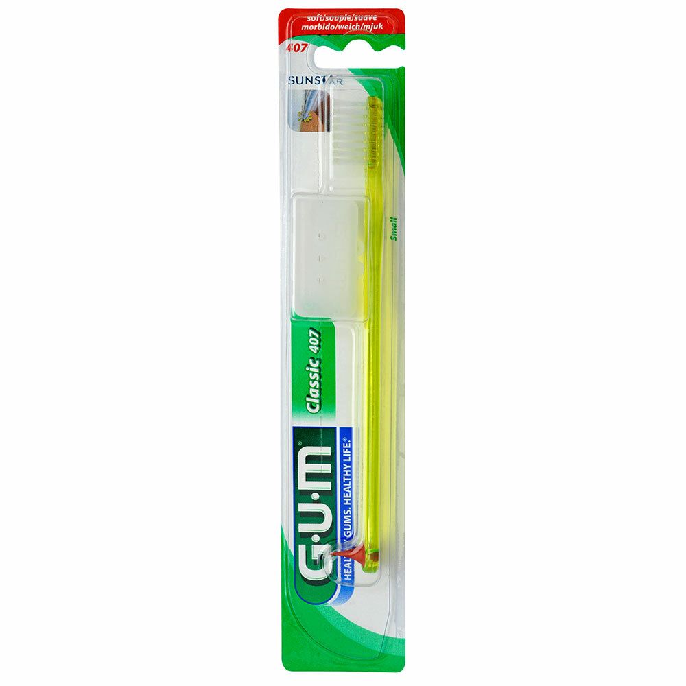 Gum® Classic brosse à dents souple à petite tête 4 rangs