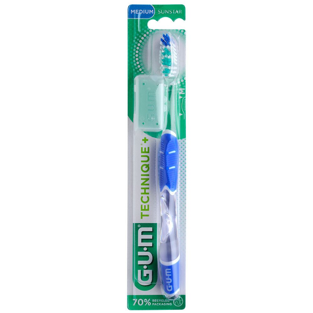 Gum® Technique+ Brosse à dents Medium Adultes