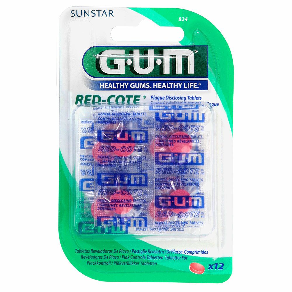 Gum® Red cote révélateur de plaque