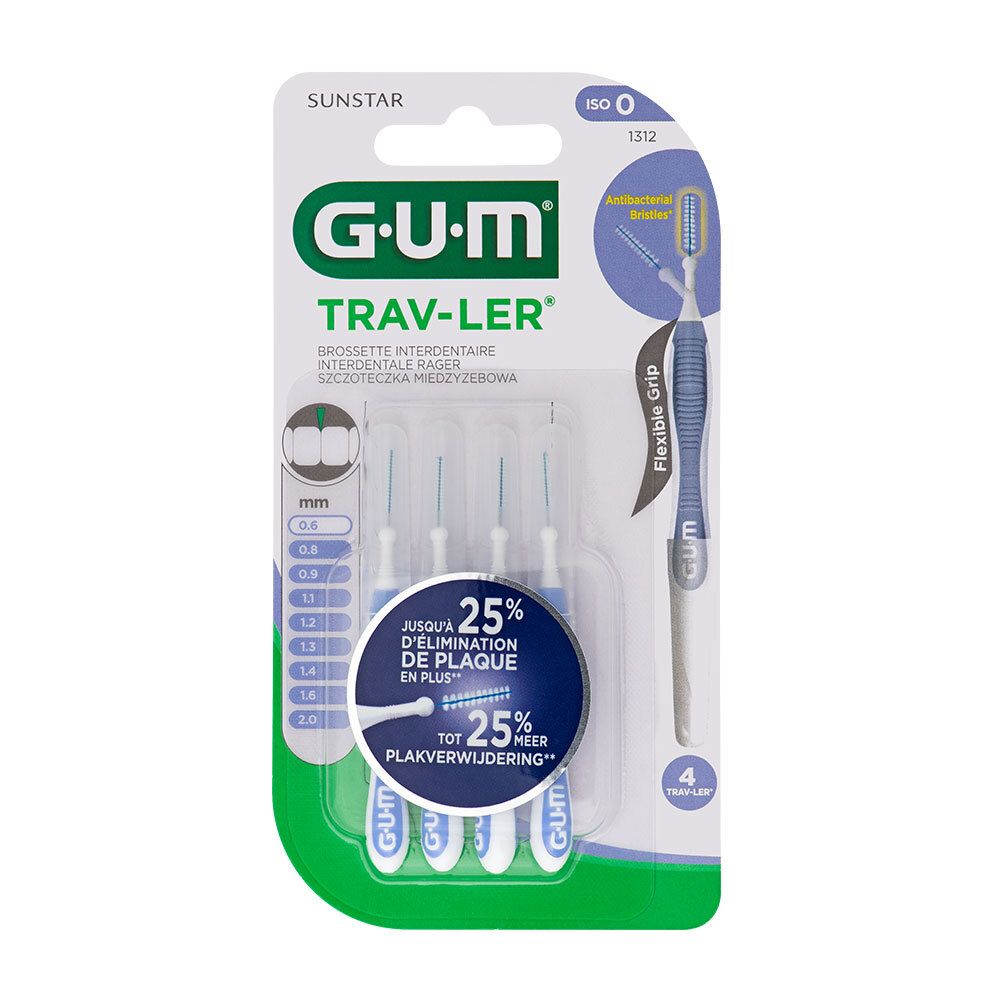 Gum® Proxabrush Trav-ler Interdentalbürste 0,6 mm