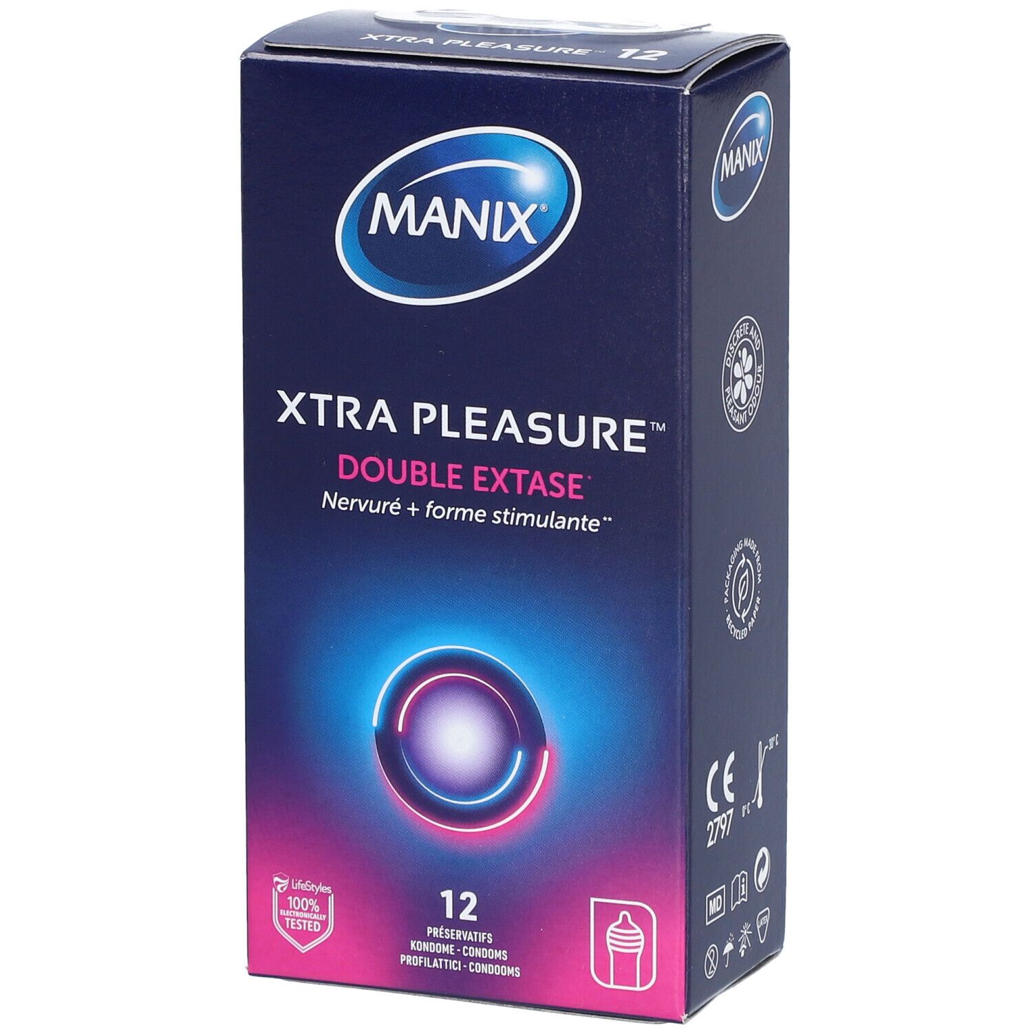 Manix® Xtra pleasure® Double extase