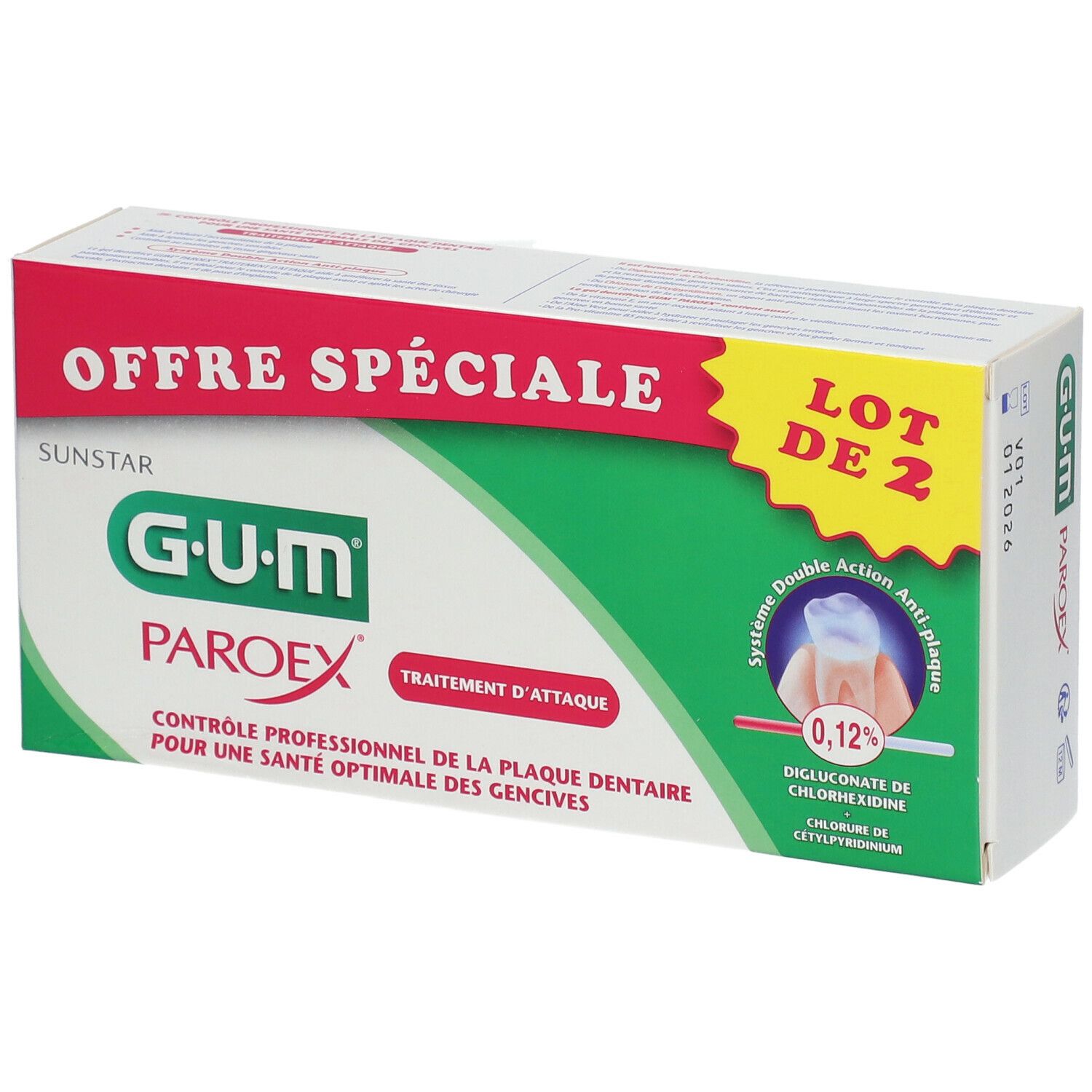 GUM Paroex® Gel Dentifrice 0,12% Chlorhexidine