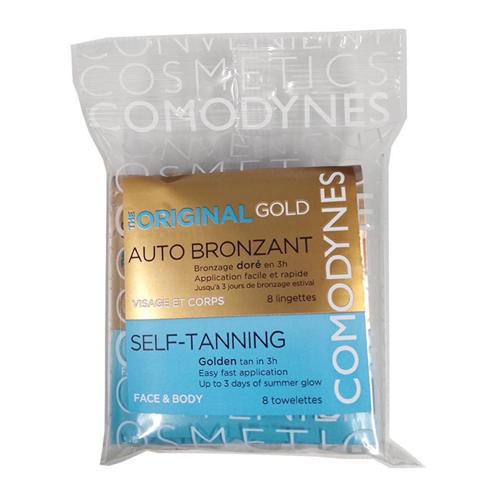 Comodynes Self Tanning - Lingette imprégnée autobronzante. sachet 8 St Tücher