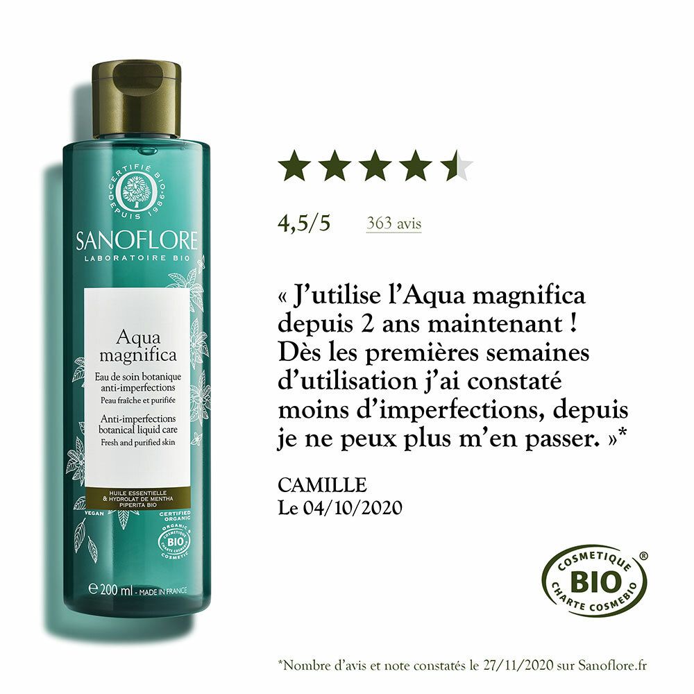 Sanoflore Aqua Magnifica Skin Perfecting Botanical Essence 400 Ml Shop Apothekech 