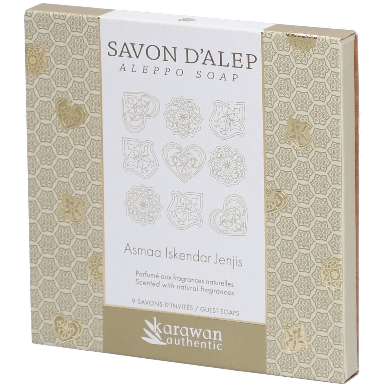 Karawan Coffret cadeau de 9 savons d'Alep artisanaux
