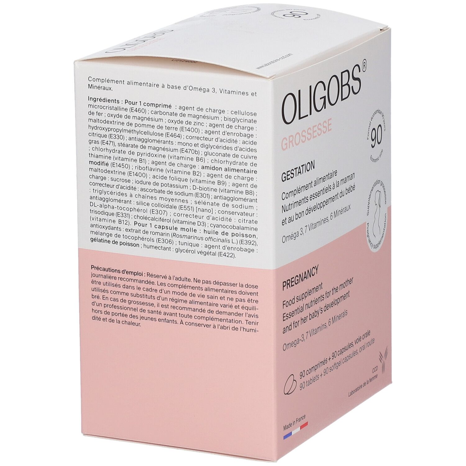 Oligobs Grossesse Oméga 3 90 pc(s) shopapotheke.ch