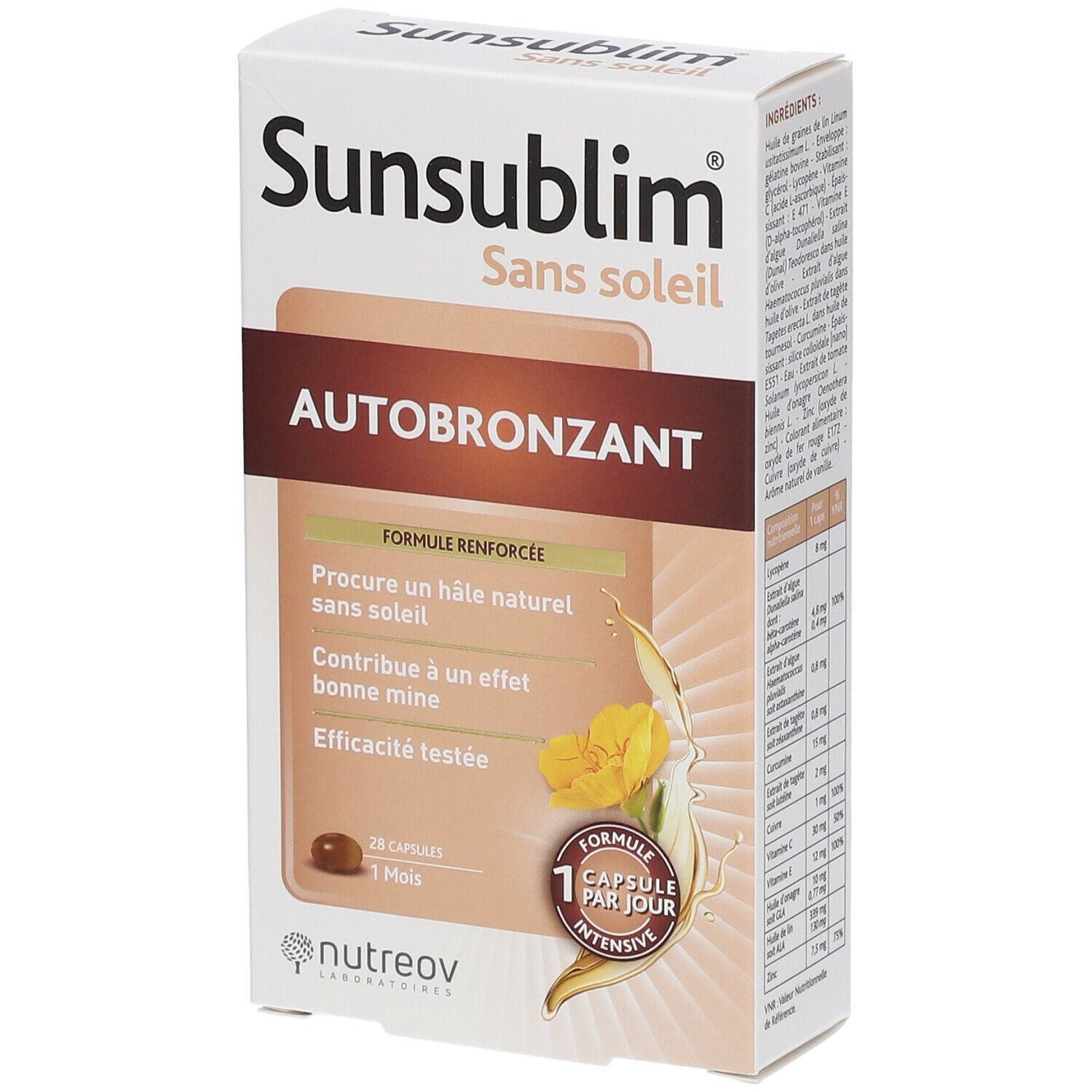 Nutreov Physcience Sunsublim® Autobronzant
