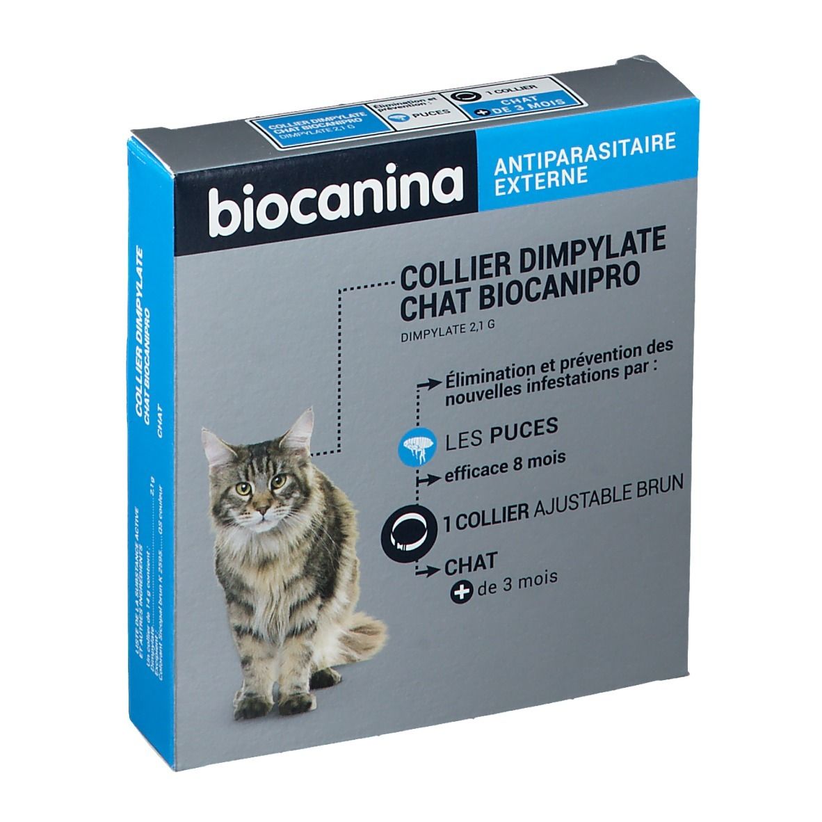 Biocanina Collier insecticide Biocanipro pour chat