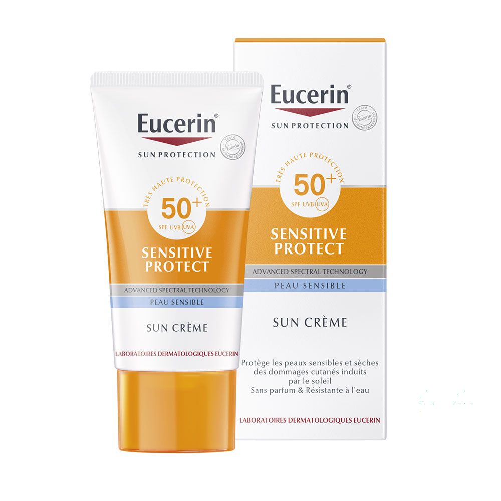 Eucerin® Sun Crème 50+ - Peau Normale à Sèche