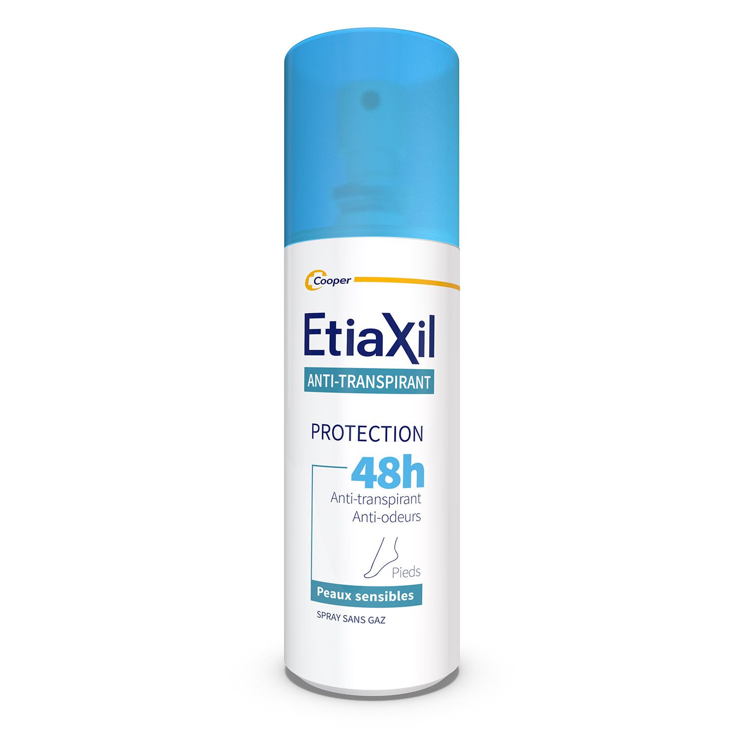 Etiaxil - Déodorant Anti-transpirant - Traitement Transpiration Modérée -Pieds - Protection 48h - Sp