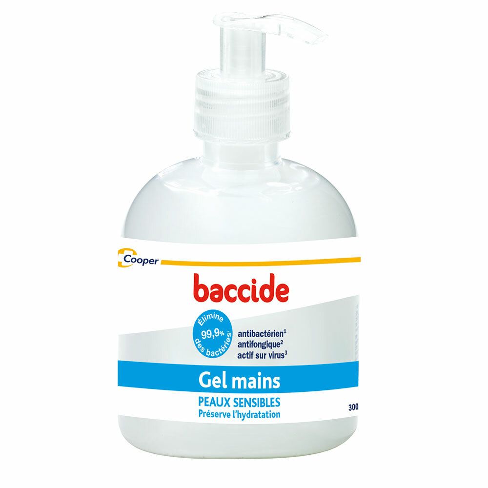 Baccide Gel Hydroalcoolique Peau Sensible 300Ml