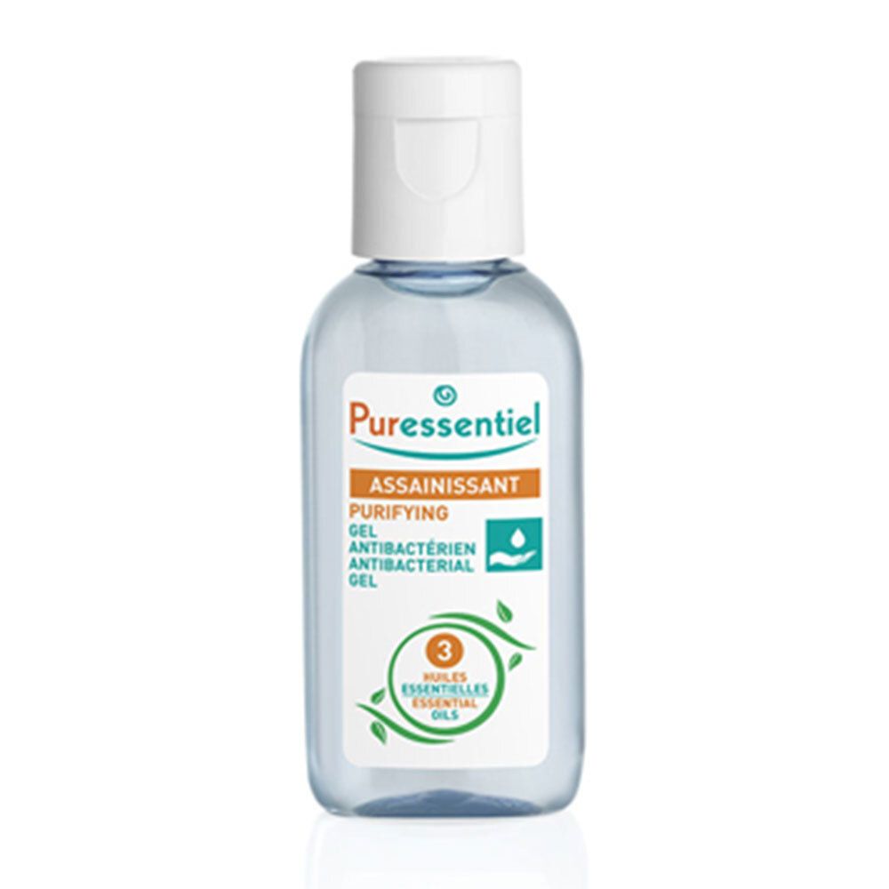 Puressentiel Assainissant Gel antibactérien 3 Hulies Essentielles