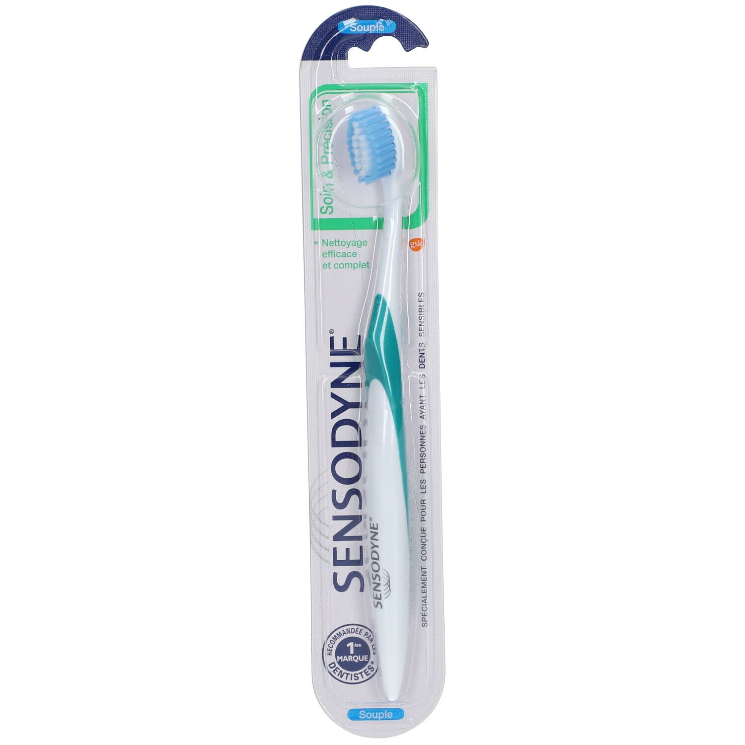Sensodyne® Soin & Précision brosse à dents souple
