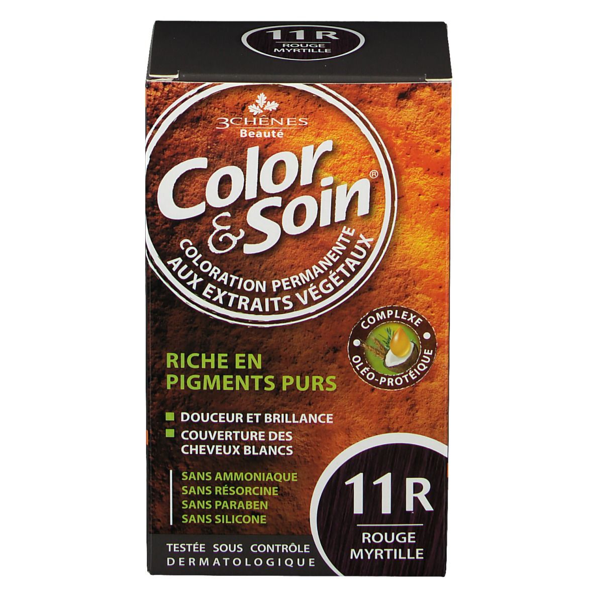 3 CHÈNES Color & Soin® 11 R Rouge Myrtille