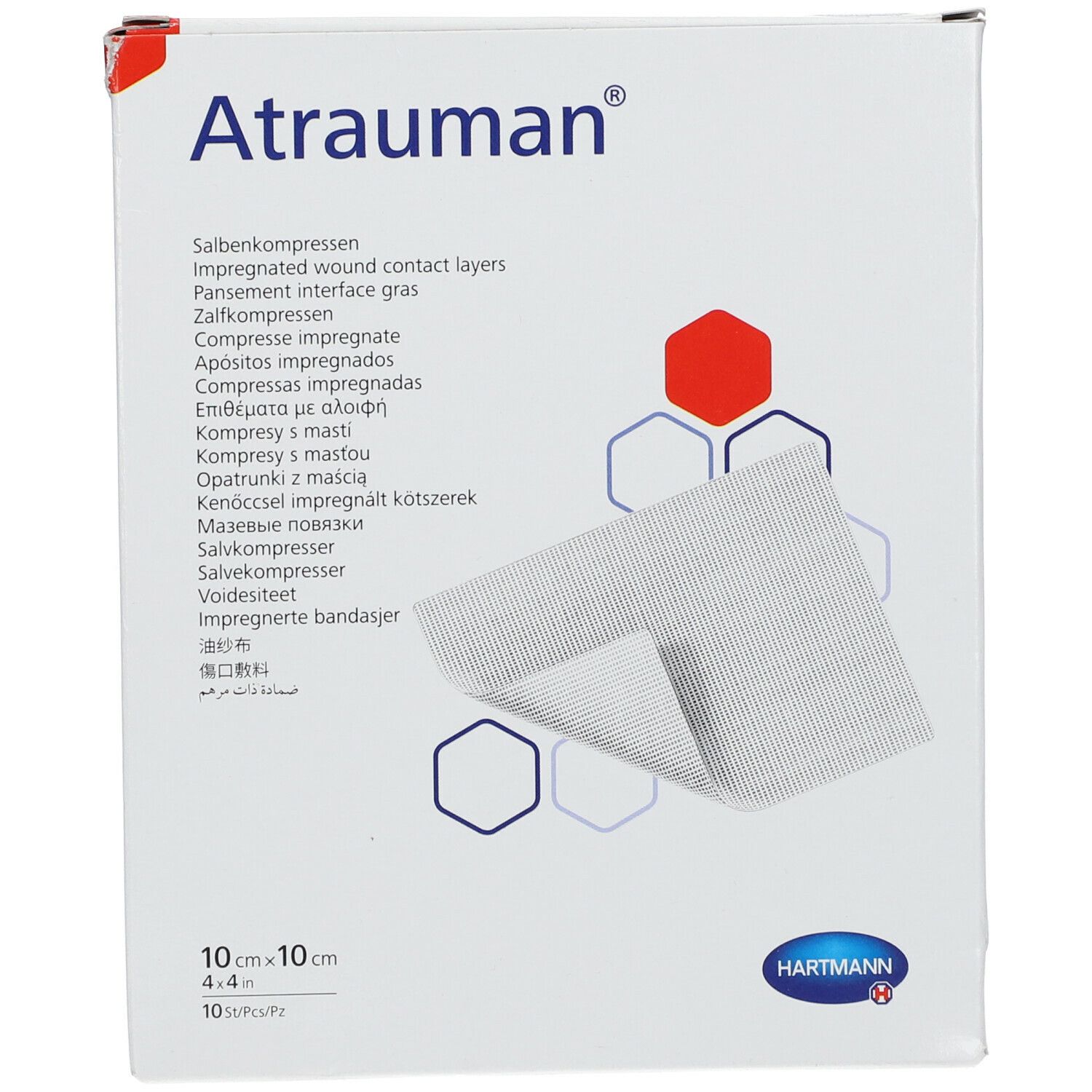 Atrauman® Pansement interface gras 10 cm x 10 cm