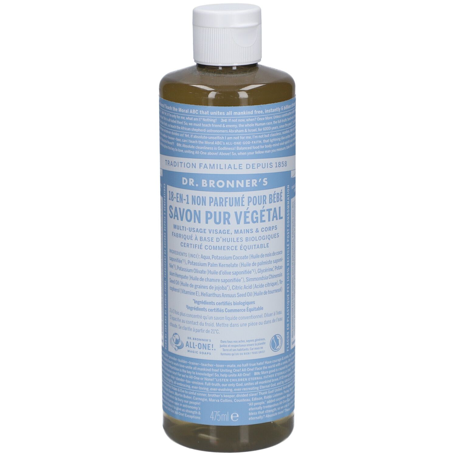 DR Bronner's savon liquide agrume orange
