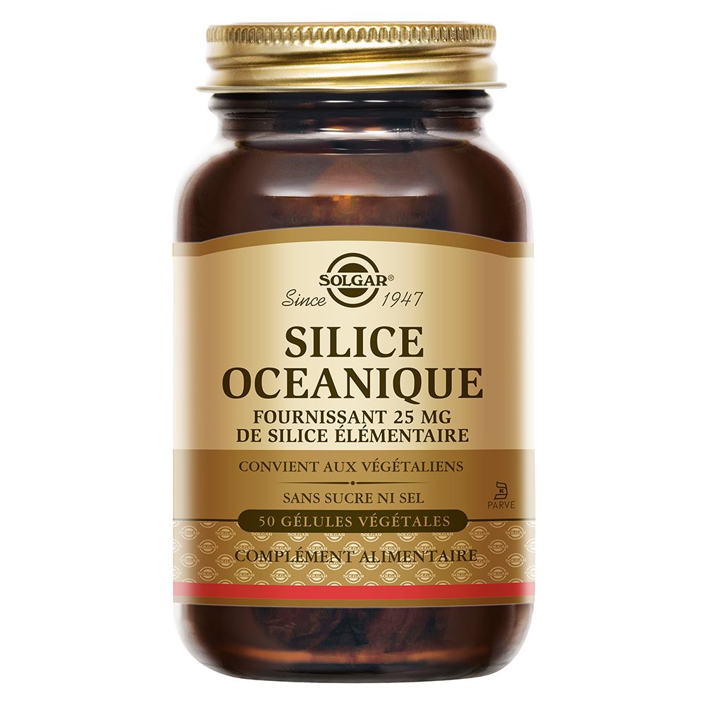 Solgar Silice Océanique Végétale 50 Gélules