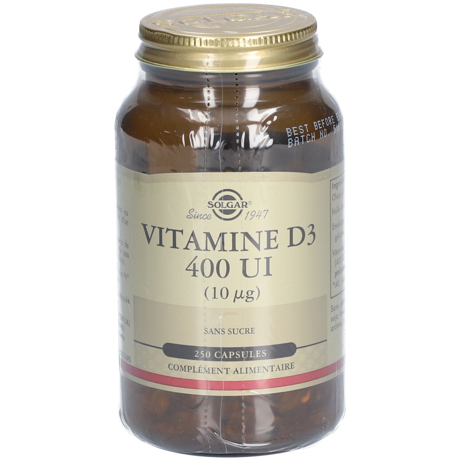 Solgar Vitamine D3 400 UI