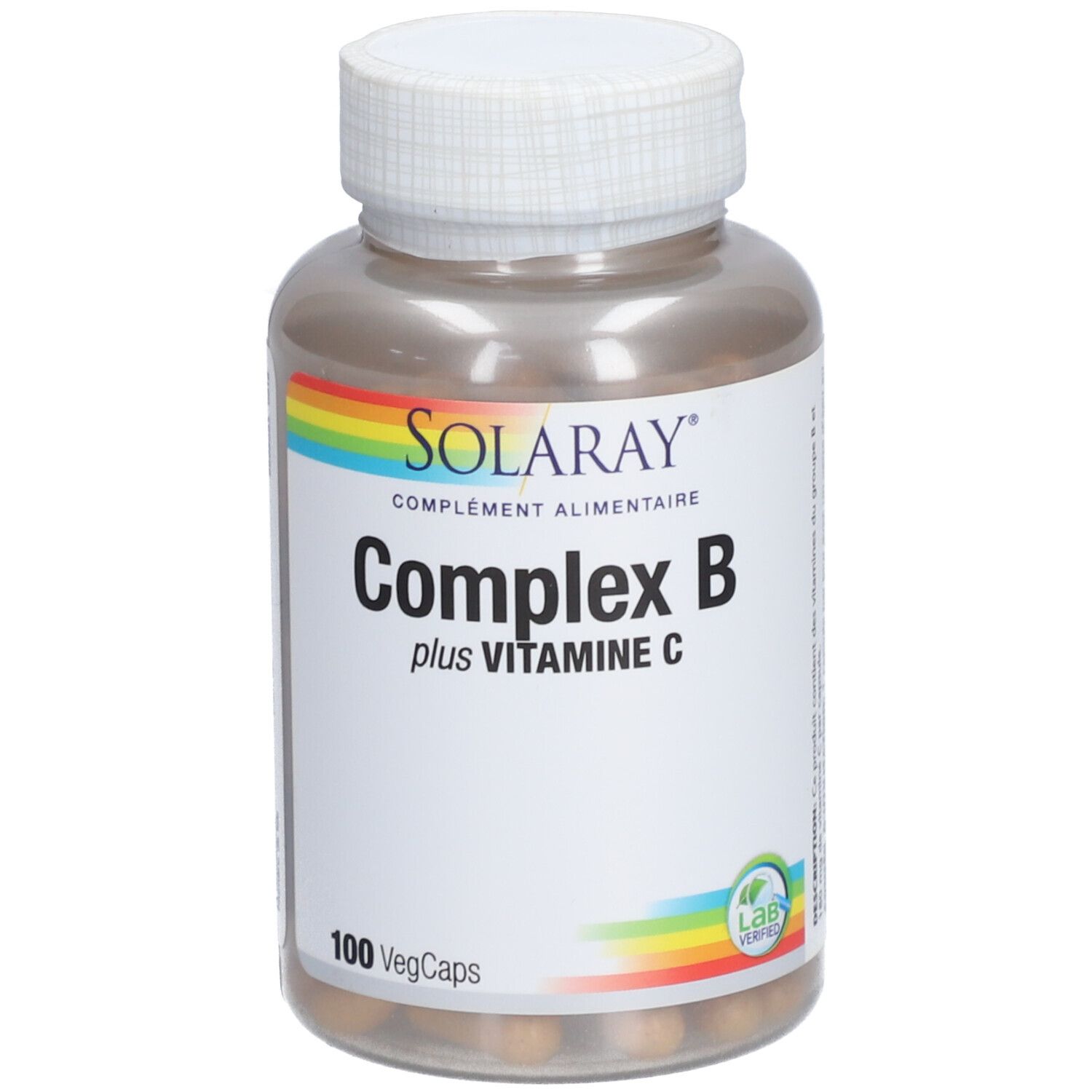 Solaray Complex B+Vit C Caps 100