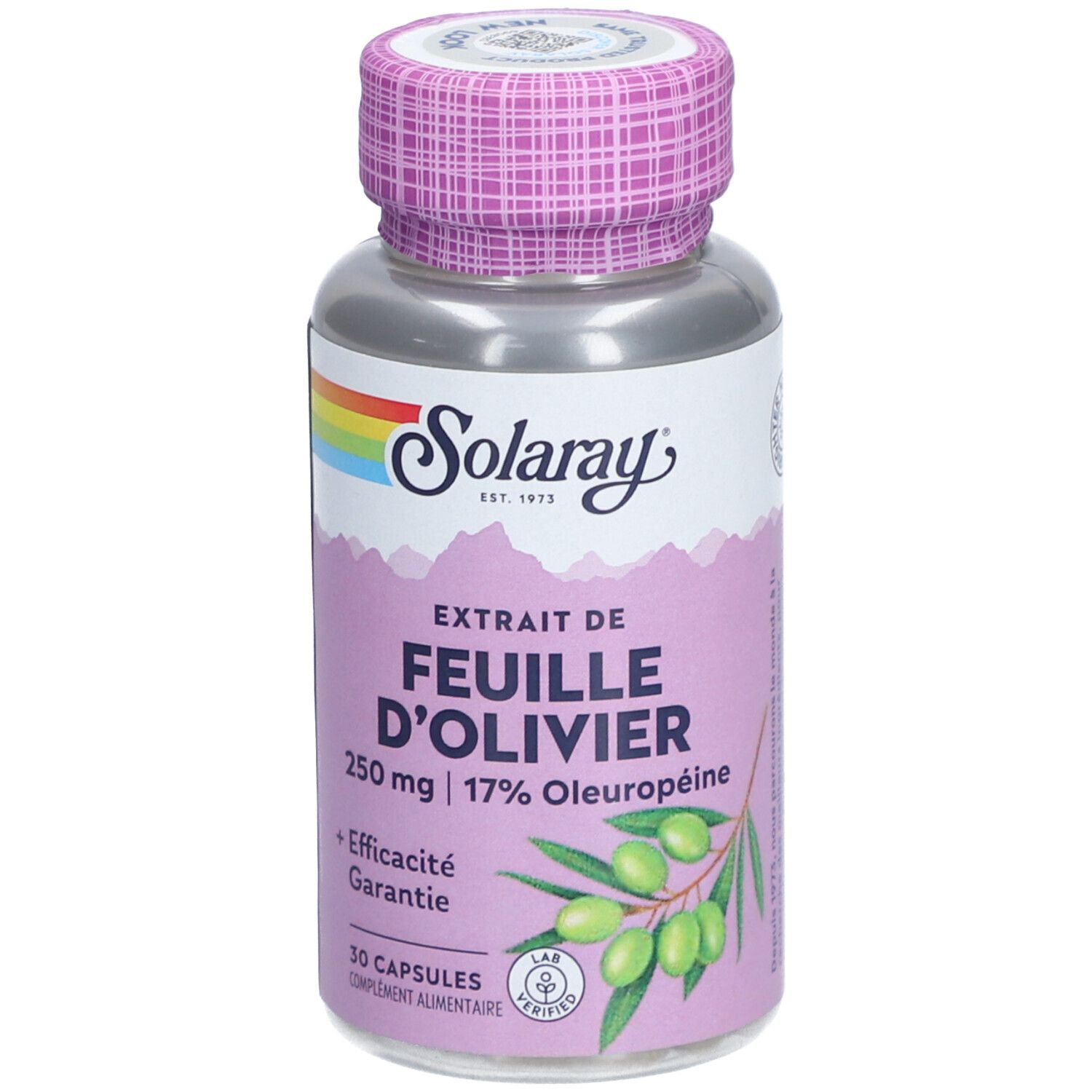Solaray Feuille Olivier Caps 30