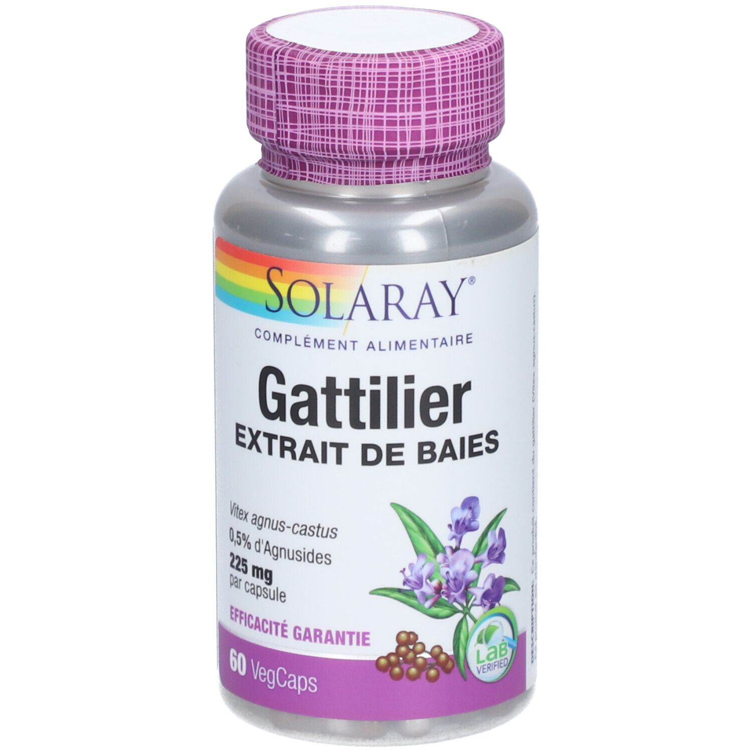 Solaray Gattilier Caps 60