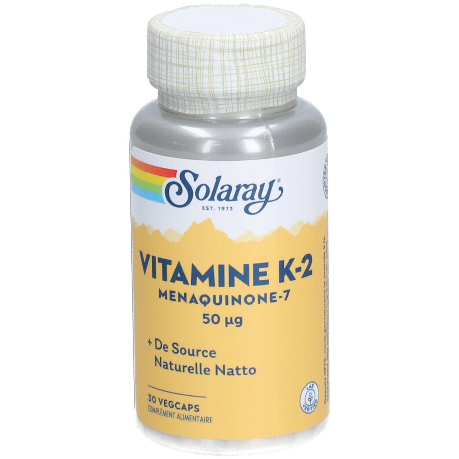 Solaray VIT K2 Caps 30