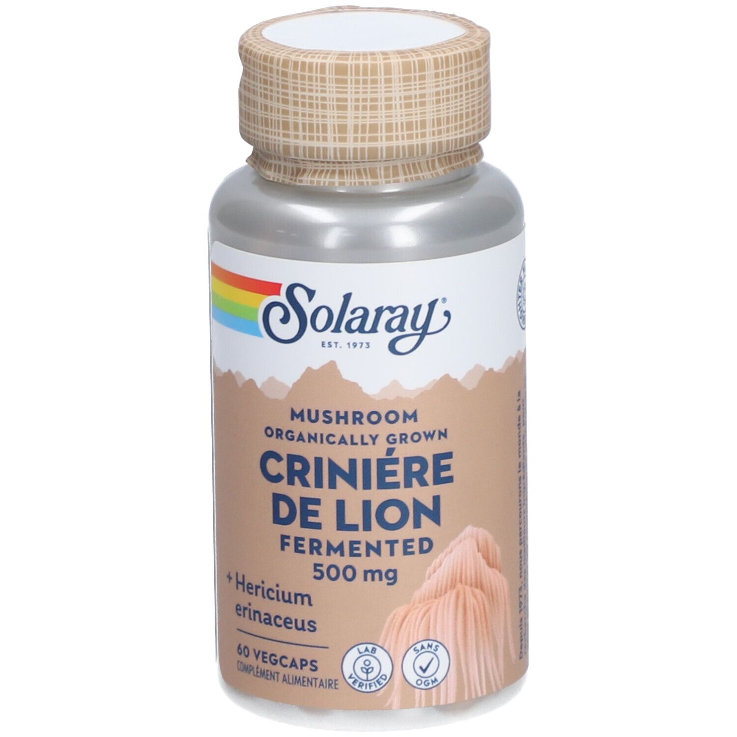 Solaray Criniere Lion500Mg Caps 60