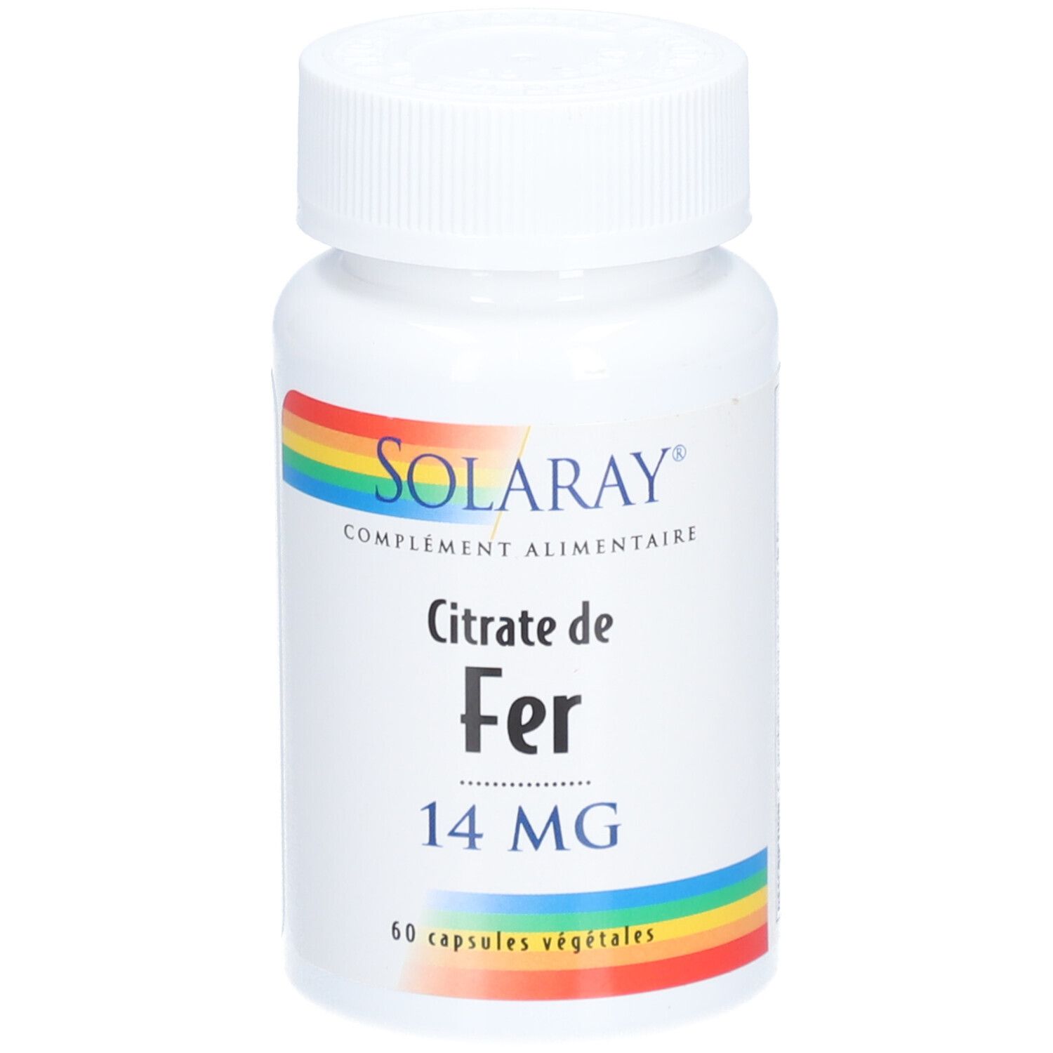 Solaray FER 14Mg Caps 60