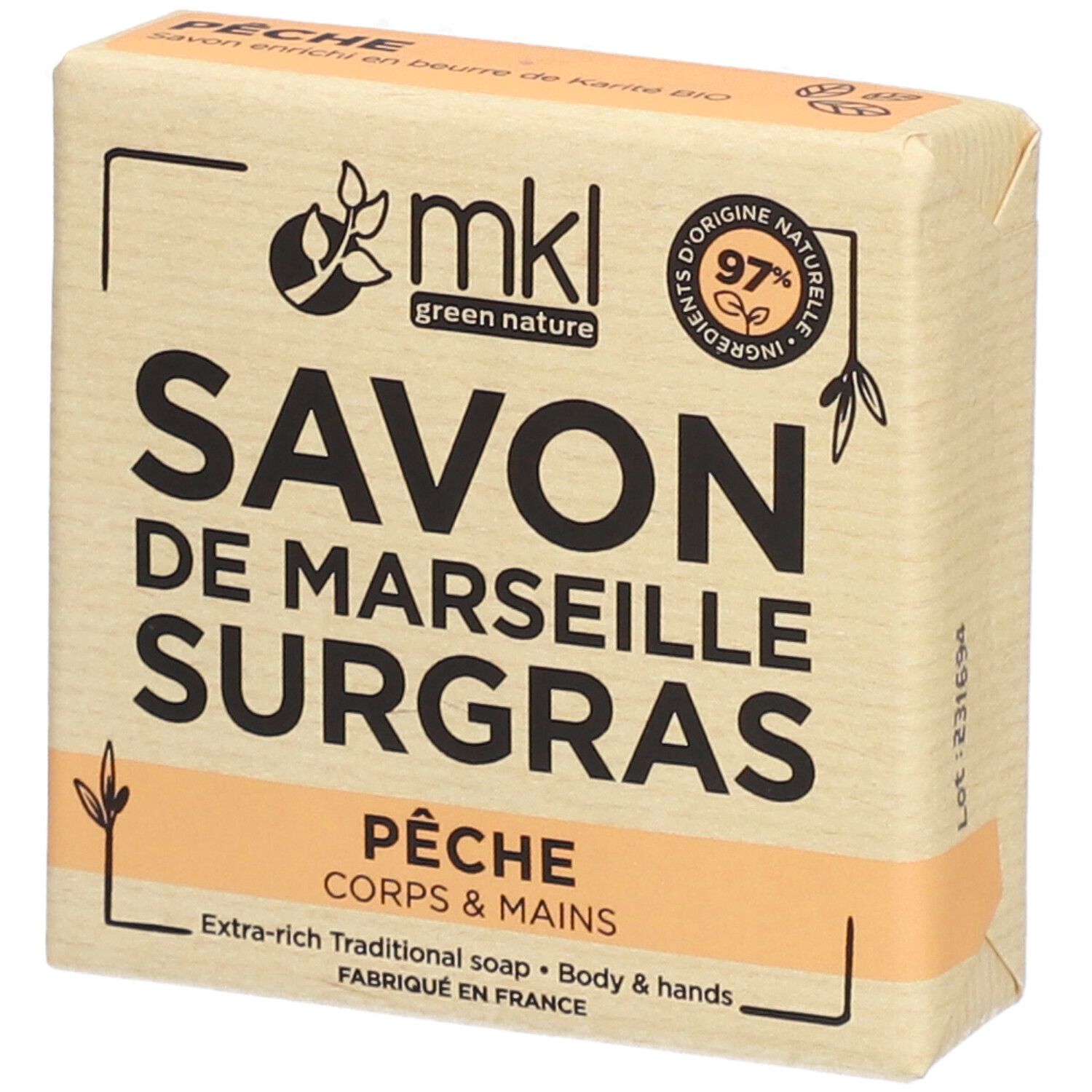 MKL Savon de Marseille Surgras - Pêche