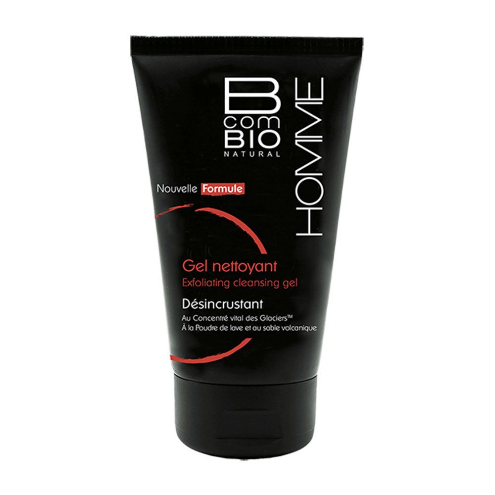 B COM BIO Organic Homme Gel nettoyant désincrustant