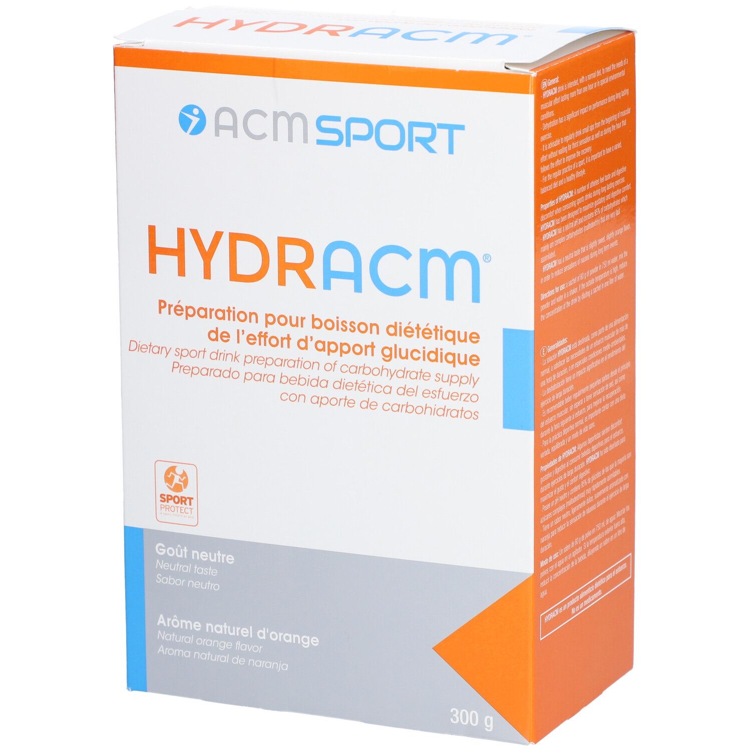 ACM Sport Hydracm Préparation pour boisson diététique de l'effort d'apport glucidique