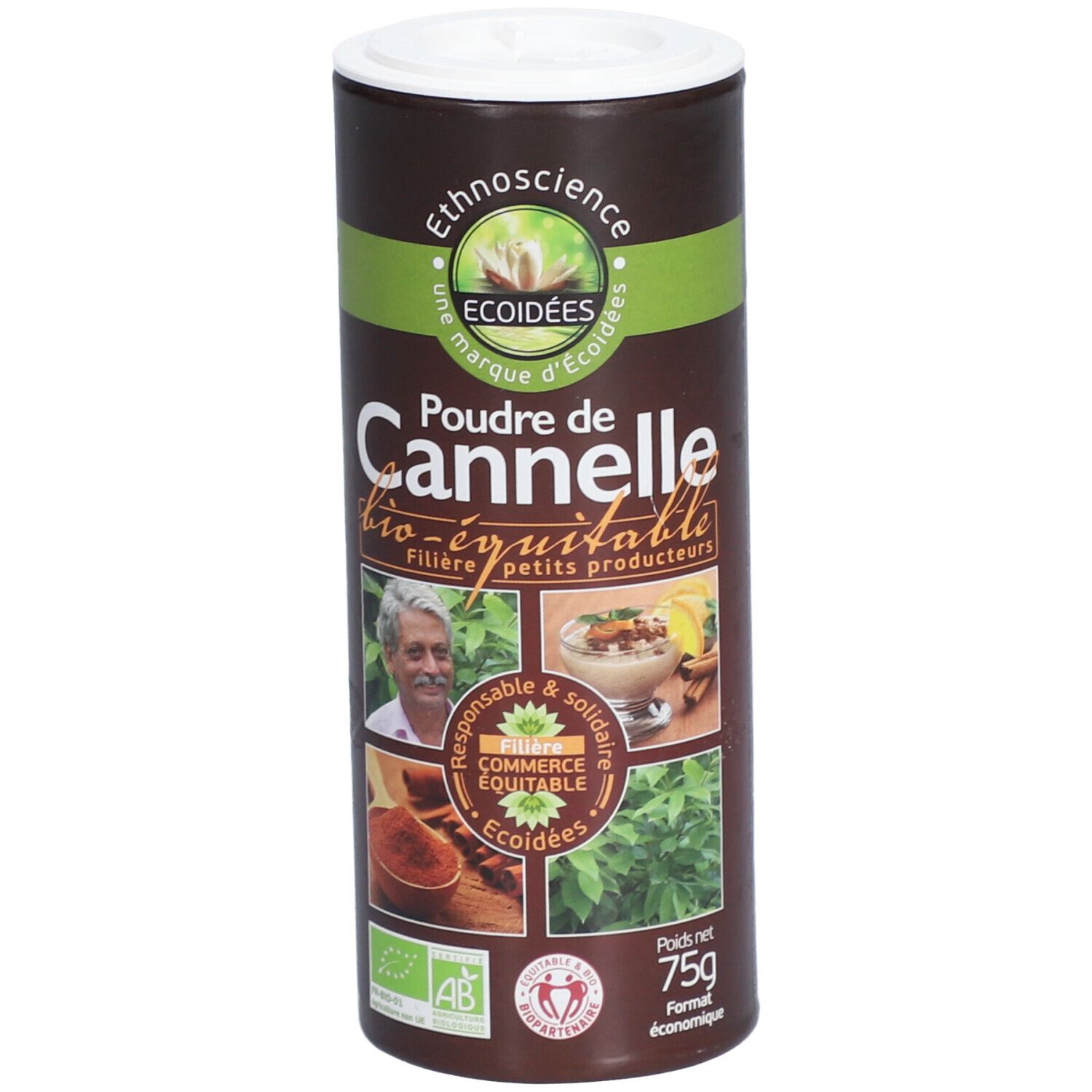 Ecoidees Cannelle Moulue Sach 75G