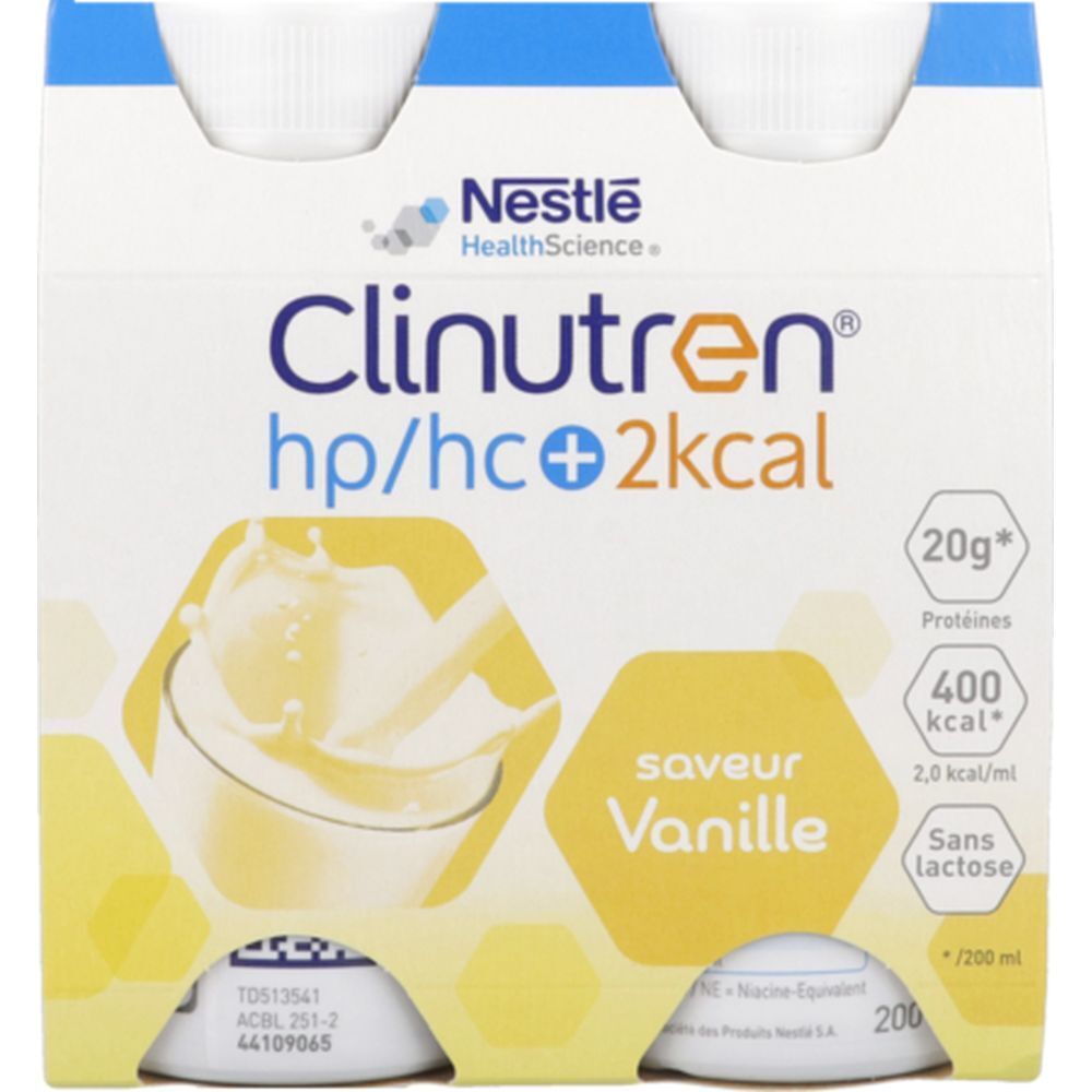 Nestlé Health Science® Clinutren® Boisson HP HC+ 2kcal Saveur Vanille