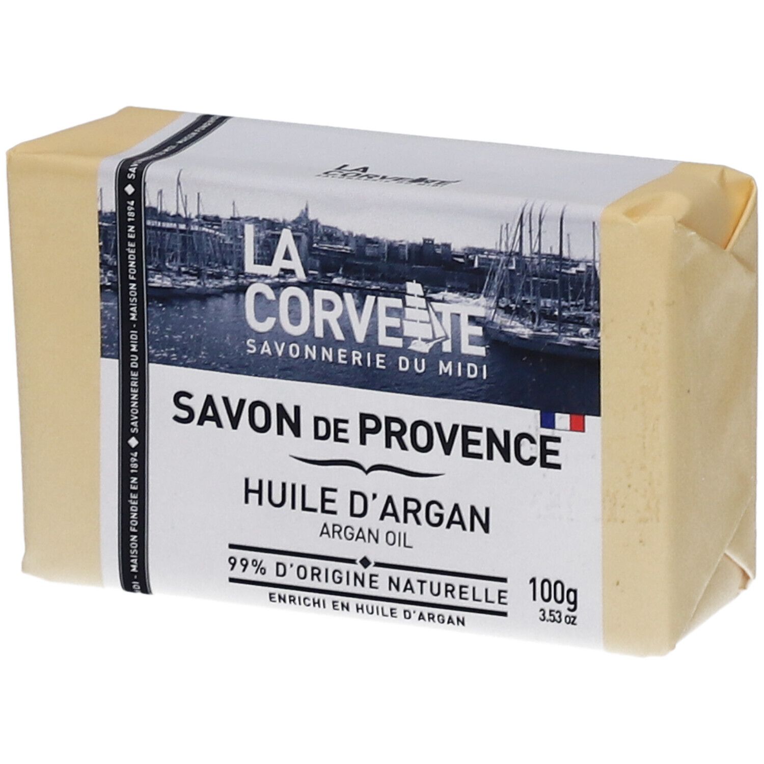 LA Corvette Savon de Provence Huile d'Argan
