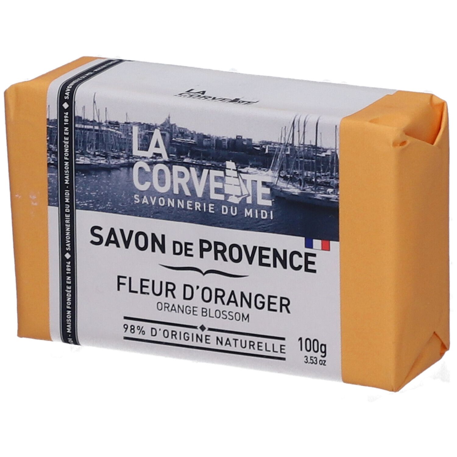 LA Corvette Savon de Provence Fleur d'oranger