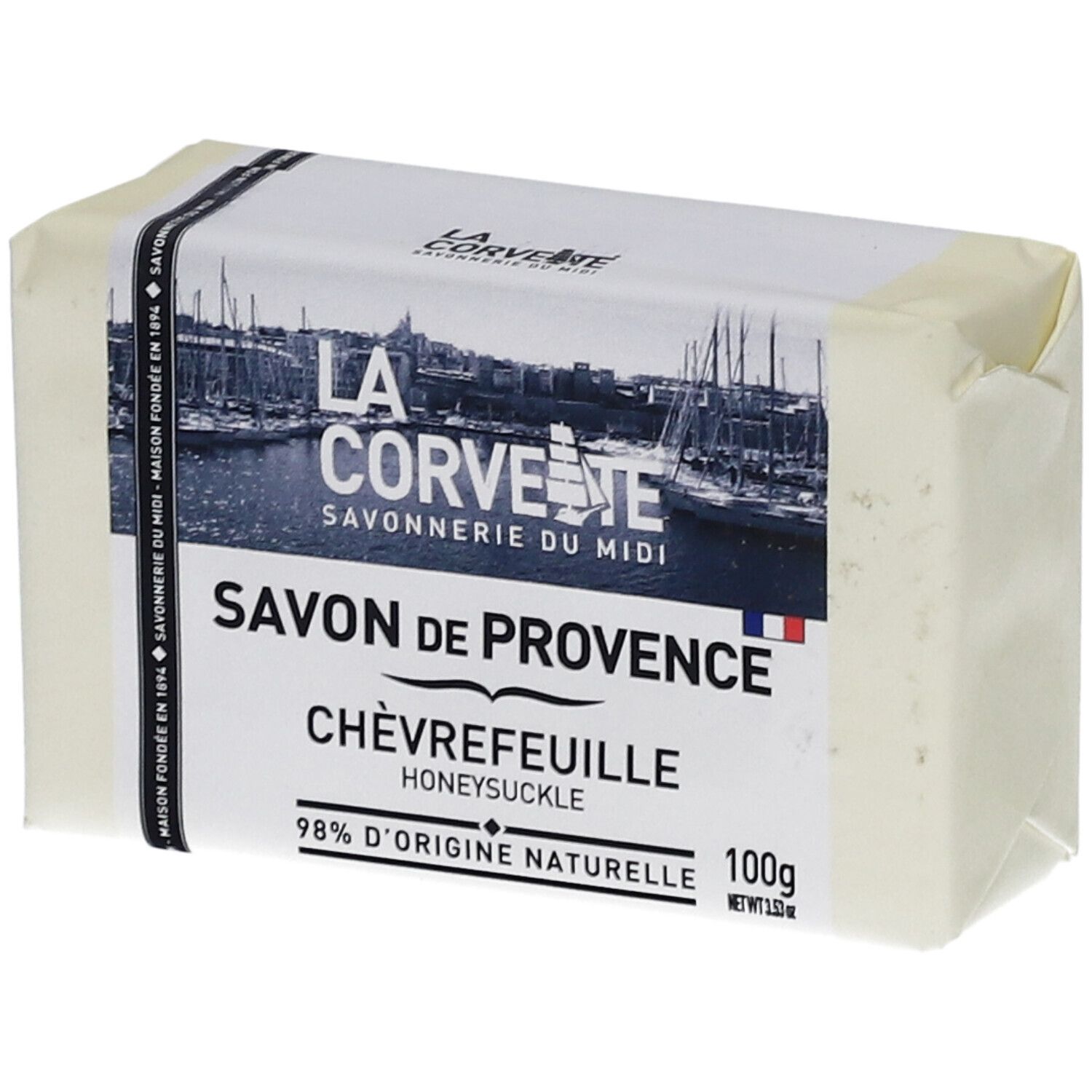 LA Corvette Savon de Provence Chèvrefeuille