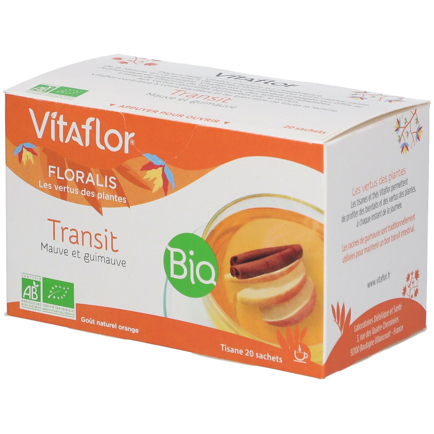 Vitaflor Bio Floralis Tisane Transit