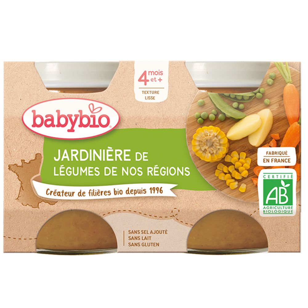 Babybio Jardinière DE Légumes DE NOS Régions dès 4 mois