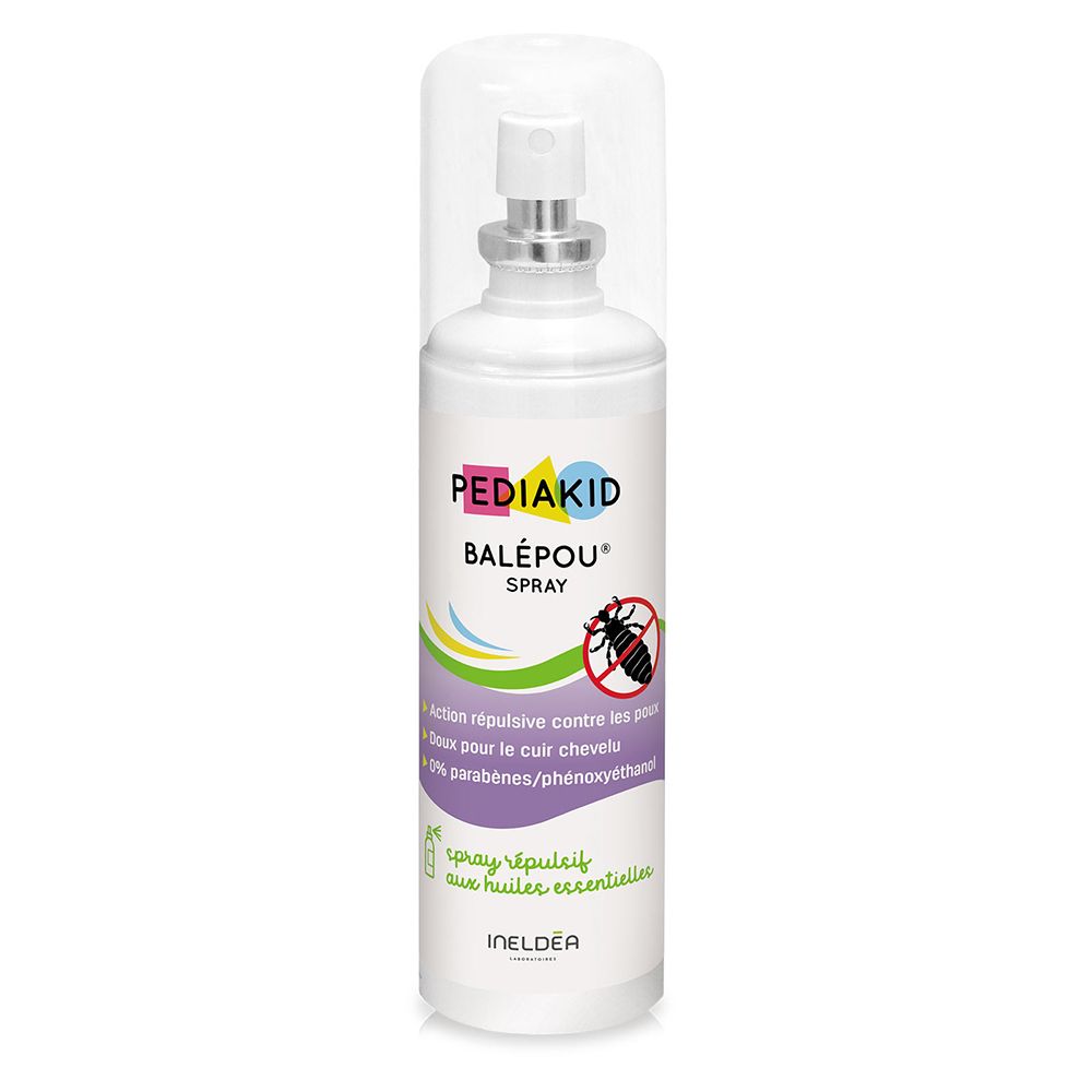 Pediakid Balépou Spray, Spray répulsif antipoux, spray 100 ml
